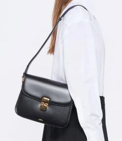 A.P.C. Sac Grace Cuir Lisse Noir 12 A.P.C. Sac Grace Cuir Lisse Noir -jerome dreyfuss shop unnamed file 2551