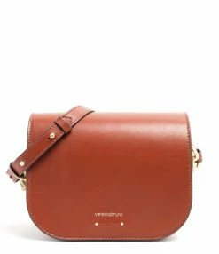 VANESSA BRUNO Sac Holly Cuir Cognac