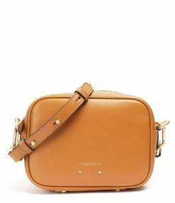 VANESSA BRUNO Sac Holly Cuir Lisse Biscuit