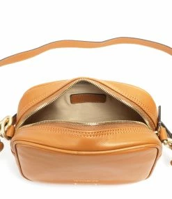 VANESSA BRUNO Sac Holly Cuir Lisse Biscuit -jerome dreyfuss shop unnamed file 2561