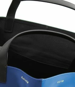 CAHU Cabas Pratique M Toile Bleu -jerome dreyfuss shop unnamed file 257