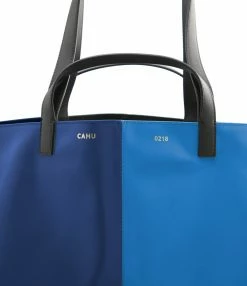 CAHU Cabas Pratique M Toile Bleu -jerome dreyfuss shop unnamed file 258