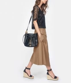 SEE BY CHLOE Sac Tony MM Cuir Lisse Noir -jerome dreyfuss shop unnamed file 2593