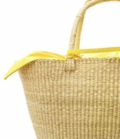 MUUN Panier G Naturel Jaune -jerome dreyfuss shop unnamed file 26