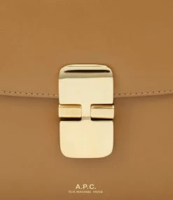 A.P.C. Sac Grace Small Cuir Lisse Camel -jerome dreyfuss shop unnamed file 2603