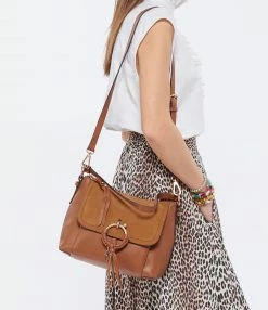 SEE BY CHLOE Sac Joan PM Cuir Grainé Caramel -jerome dreyfuss shop unnamed file 2617