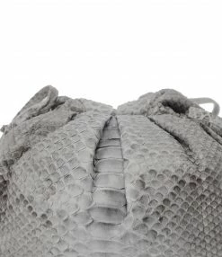 SISTA PARIS Sac Baby Uniq Cuir Souple Python Gris Foncé -jerome dreyfuss shop unnamed file 2645