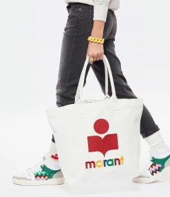 ISABEL MARANT Cabas Yenky Écru, Capsule Color Playground -jerome dreyfuss shop unnamed file 265