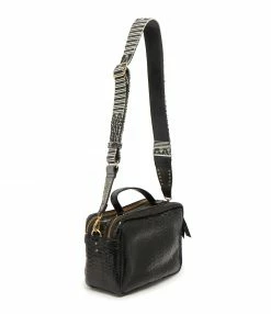 CLARIS VIROT Sac César Python Noir -jerome dreyfuss shop unnamed file 2675