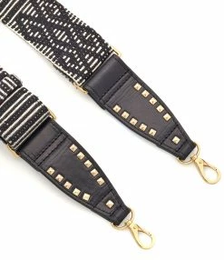 CLARIS VIROT Bandoulière Tissée Noir Doré 8 CLARIS VIROT Bandoulière Tissée Noir Doré -jerome dreyfuss shop unnamed file 2684