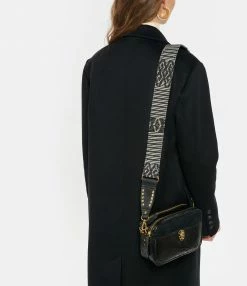 CLARIS VIROT Bandoulière Tissée Noir Doré 9 CLARIS VIROT Bandoulière Tissée Noir Doré -jerome dreyfuss shop unnamed file 2685