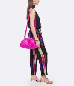 SISTA PARIS Sac Cuir Souple Python Rose Électrique 15 SISTA PARIS Sac Cuir Souple Python Rose Électrique -jerome dreyfuss shop unnamed file 2698