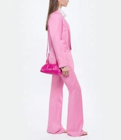 SISTA PARIS Sac Baby Uniq Cuir Souple Python Rose Électrique -jerome dreyfuss shop unnamed file 2704