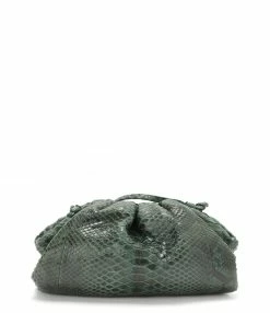 SISTA PARIS Sac Baby Uniq Cuir Souple Python Vert