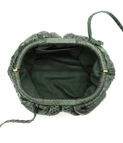 SISTA PARIS Sac Baby Uniq Cuir Souple Python Vert -jerome dreyfuss shop unnamed file 2714
