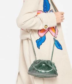 SISTA PARIS Sac Baby Uniq Cuir Souple Python Vert -jerome dreyfuss shop unnamed file 2716