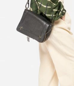 JEROME DREYFUSS Sac Igor Cuir Bubble Noir -jerome dreyfuss shop unnamed file 2761