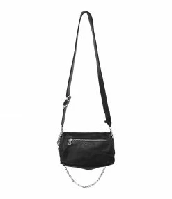 ZADIG & VOLTAIRE Sac Rocky Cuir Grainé Noir -jerome dreyfuss shop unnamed file 2777