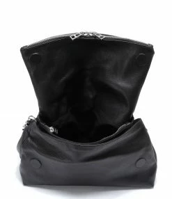 ZADIG & VOLTAIRE Sac Rocky Cuir Grainé Noir -jerome dreyfuss shop unnamed file 2778