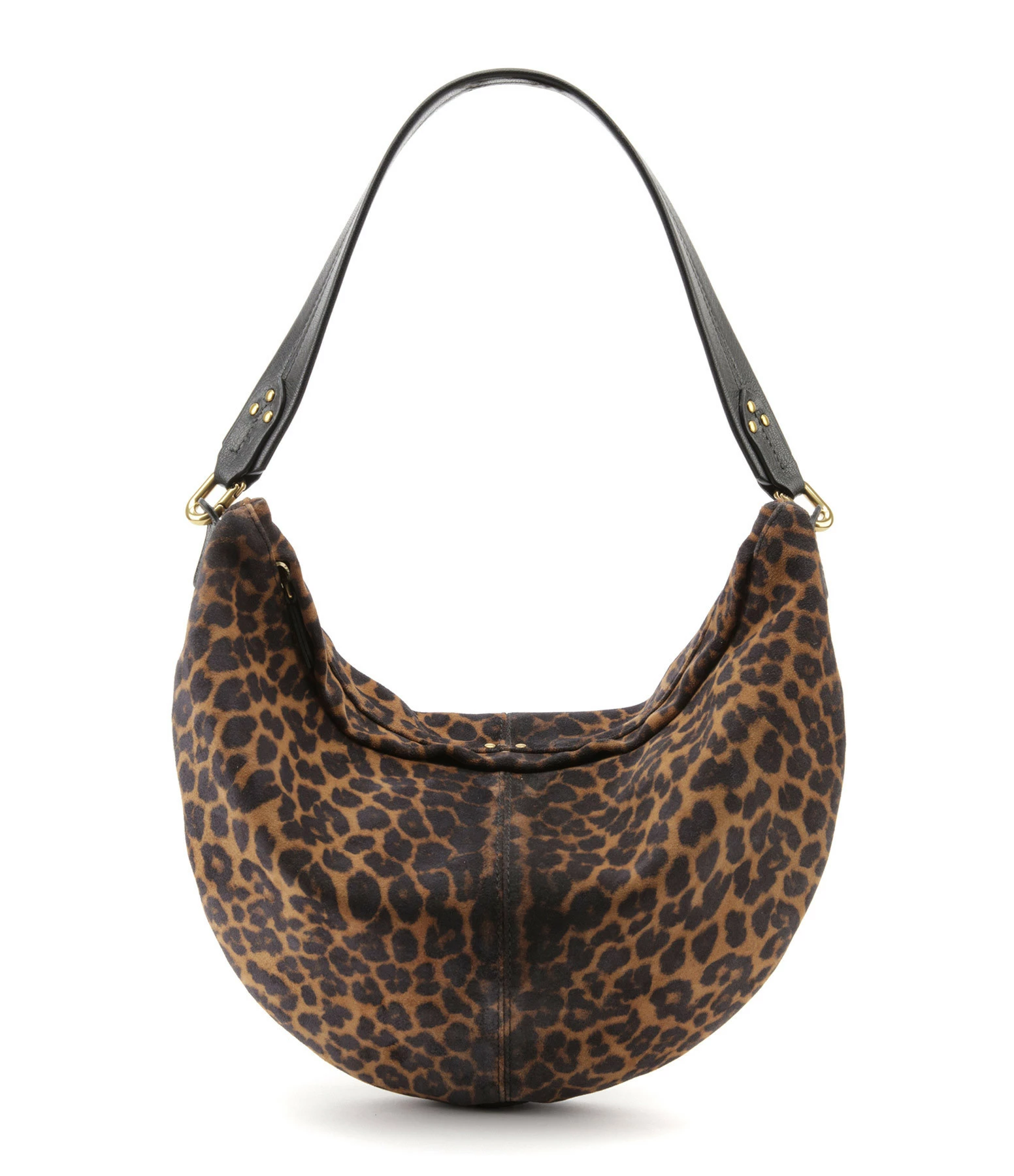 JEROME DREYFUSS Sac Paul Lune Cuir Suédé Léopard 3 JEROME DREYFUSS Sac Paul Lune Cuir Suédé Léopard