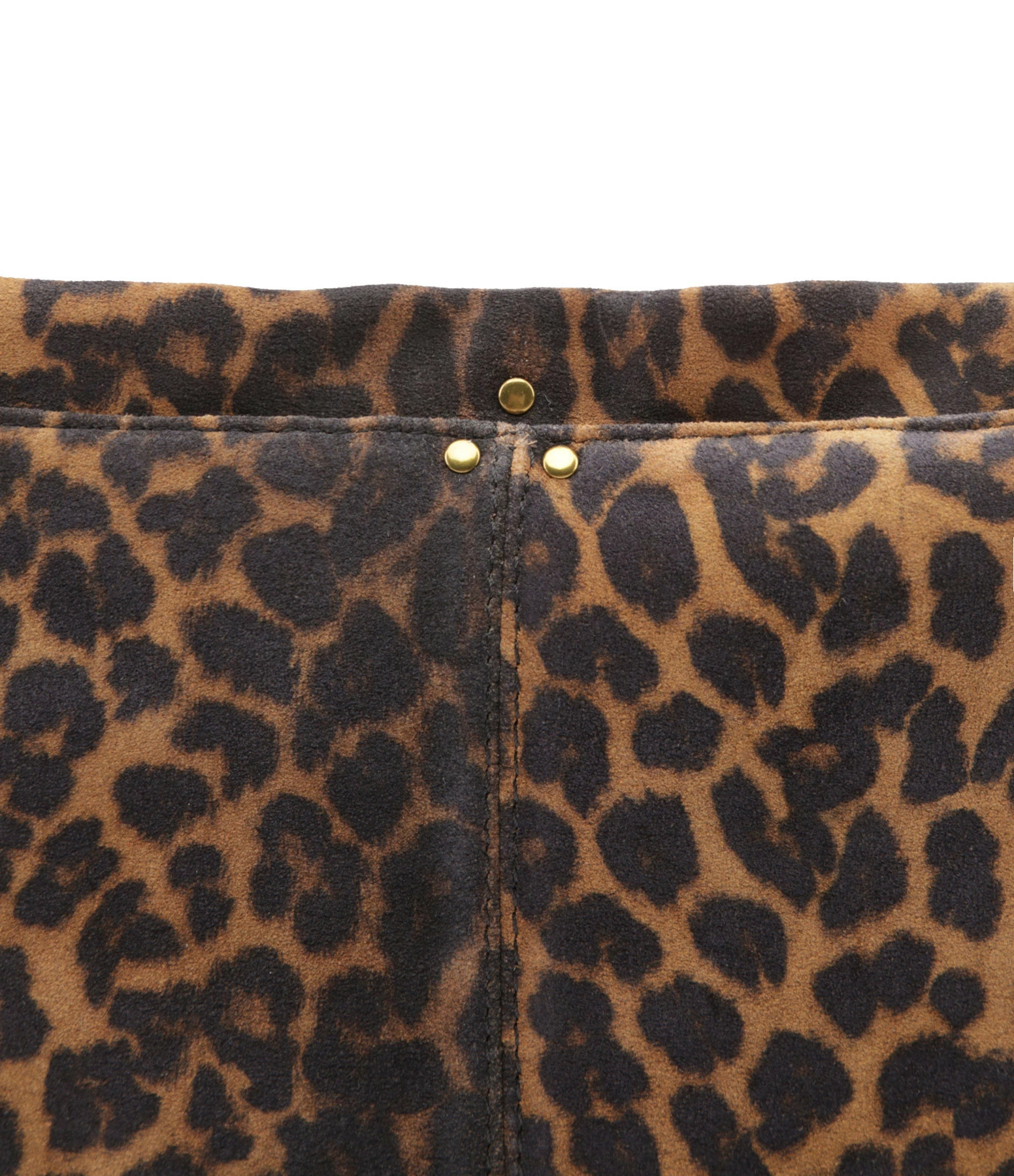 JEROME DREYFUSS Sac Paul Lune Cuir Suédé Léopard 6 JEROME DREYFUSS Sac Paul Lune Cuir Suédé Léopard – Image 4