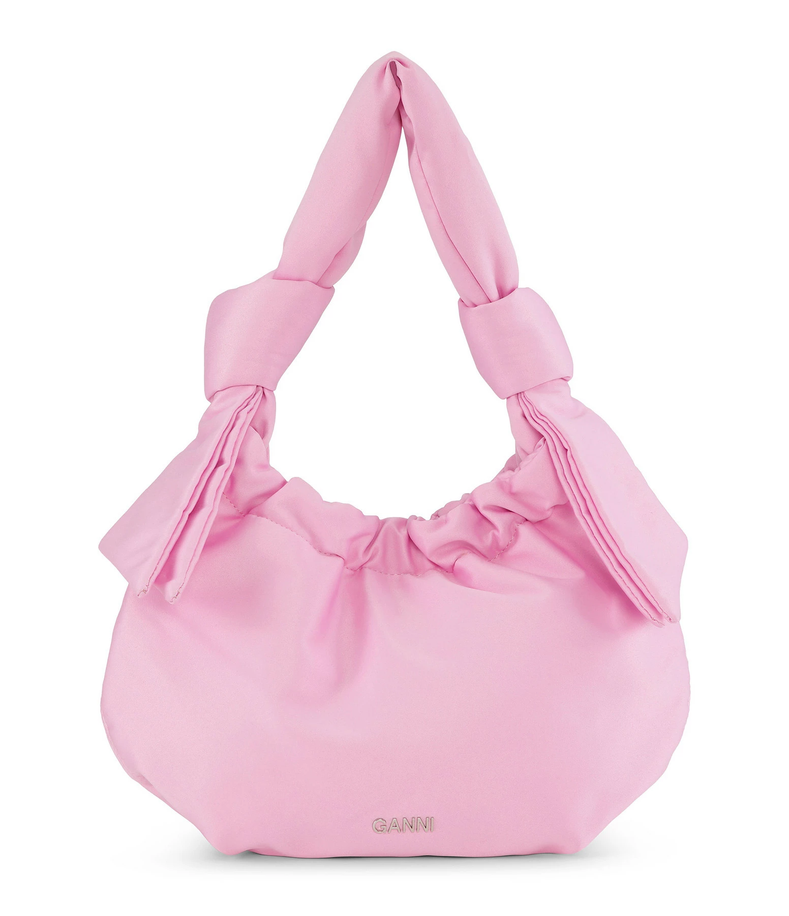 GANNI Sac Hobo Small Recyclé Lilas Clair 3 GANNI Sac Hobo Small Recyclé Lilas Clair
