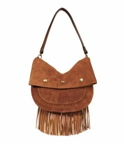 JEROME DREYFUSS Sac Jerry M Cuir Suédé Tabac