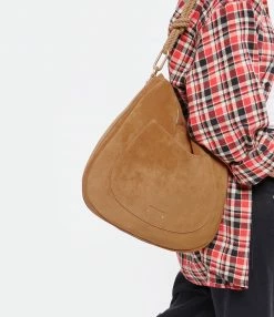 VANESSA BRUNO Sac Hobo Rond Cuir Suédé Ambre 12 VANESSA BRUNO Sac Hobo Rond Cuir Suédé Ambre -jerome dreyfuss shop unnamed file 2818