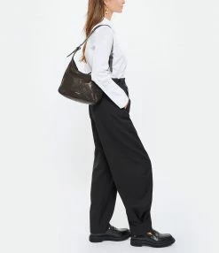 ISABEL MARANT Sac Mini Niamey Cuir Agneau Noir Argenté -jerome dreyfuss shop unnamed file 2822