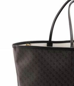 ANINE BING Cabas Emma Logo Noir -jerome dreyfuss shop unnamed file 283