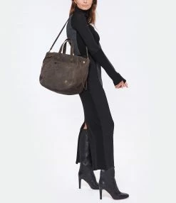 JEROME DREYFUSS Sac Marius Cuir Suédé Croco Éléphant -jerome dreyfuss shop unnamed file 2836