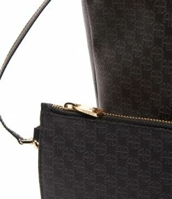 ANINE BING Cabas Emma Logo Noir -jerome dreyfuss shop unnamed file 284