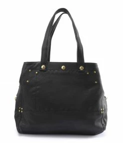 JEROME DREYFUSS Sac Billy M Cuir Grainé Noir Brass -jerome dreyfuss shop unnamed file 2851