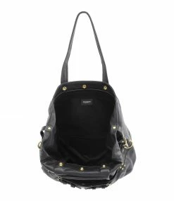 JEROME DREYFUSS Sac Billy M Cuir Grainé Noir Brass -jerome dreyfuss shop unnamed file 2852