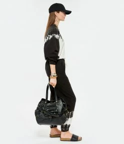 JEROME DREYFUSS Sac Billy M Cuir Croco Noir -jerome dreyfuss shop unnamed file 2863