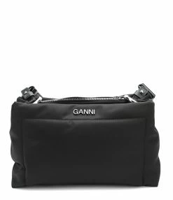 GANNI Sac Pillow Grand Modèle Noir