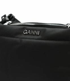 GANNI Sac Pillow Grand Modèle Noir -jerome dreyfuss shop unnamed file 2885
