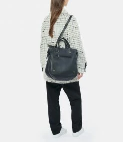 JEROME DREYFUSS Sac Marius Cuir Grainé Noir Brass -jerome dreyfuss shop unnamed file 2892