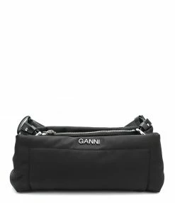 GANNI Sac Baguette Recyclé Noir