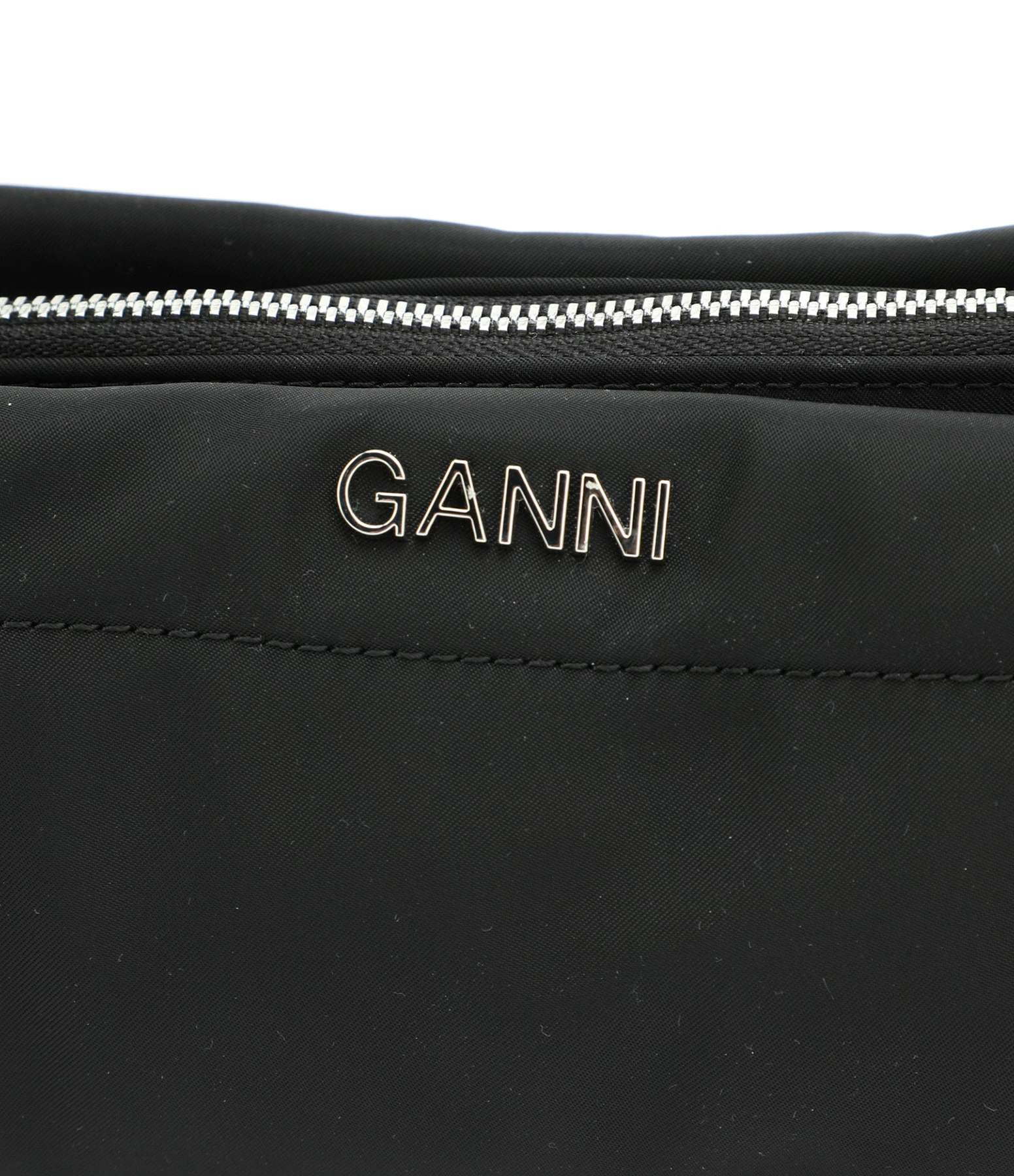 GANNI Sac Baguette Recyclé Noir 6 GANNI Sac Baguette Recyclé Noir – Image 4