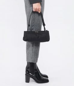 GANNI Sac Baguette Recyclé Noir 12 GANNI Sac Baguette Recyclé Noir -jerome dreyfuss shop unnamed file 2897