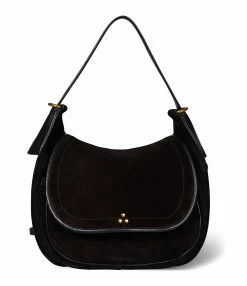 JEROME DREYFUSS Sac Philippe Cuir Suédé Noir