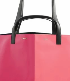 CAHU Cabas Pratique M Toile Rose -jerome dreyfuss shop unnamed file 302