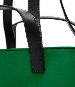 CAHU Cabas Pratique S Toile Vert -jerome dreyfuss shop unnamed file 317