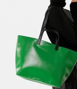 CAHU Cabas Pratique S Toile Vert -jerome dreyfuss shop unnamed file 319