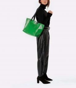 CAHU Cabas Pratique S Toile Vert -jerome dreyfuss shop unnamed file 320