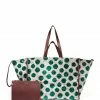 JEROME DREYFUSS Cabas Léon L Velours Imprimé Pois, Capsule Velours