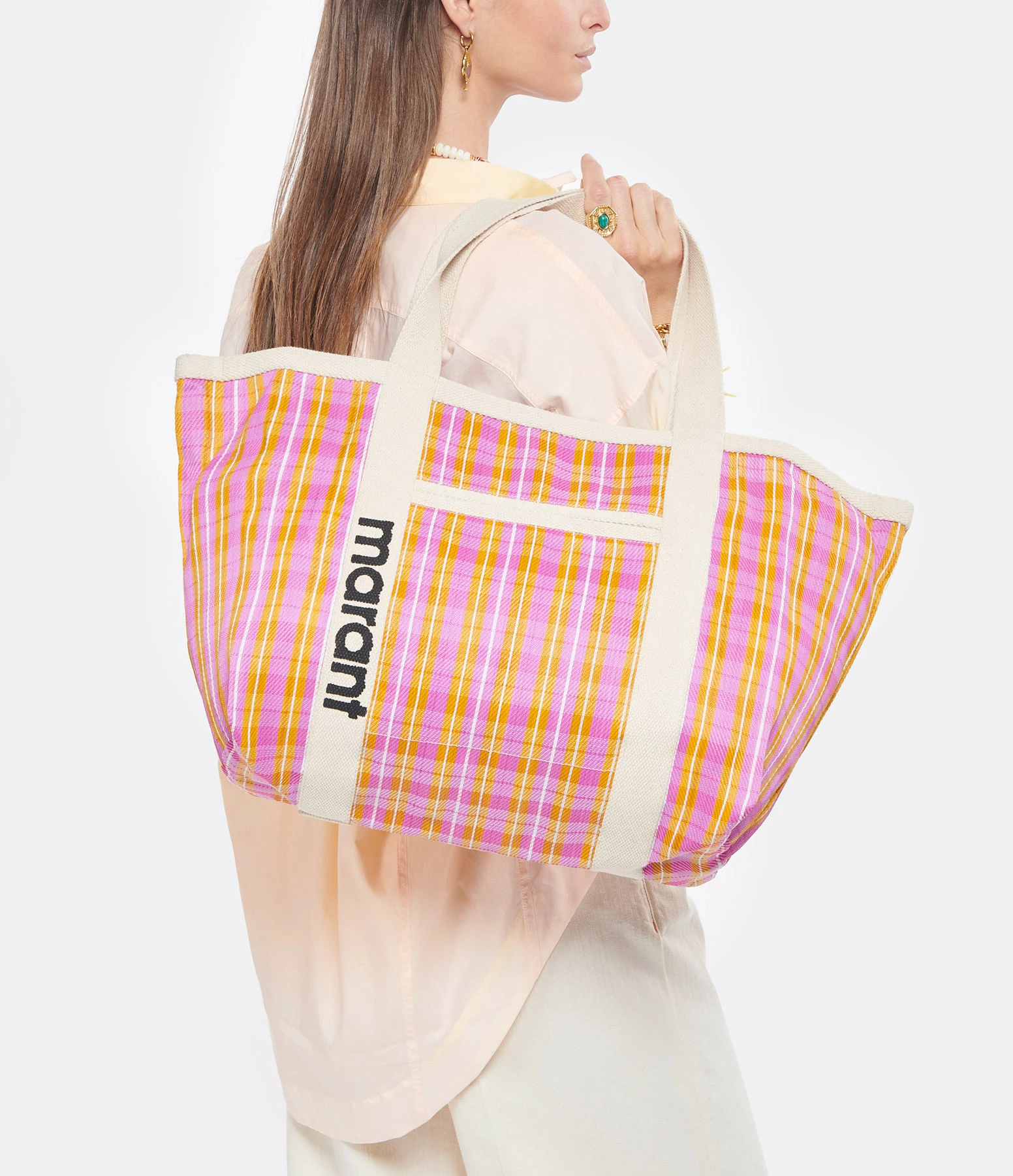 ISABEL MARANT Cabas Darwen Fuchsia 7 ISABEL MARANT Cabas Darwen Fuchsia – Image 5