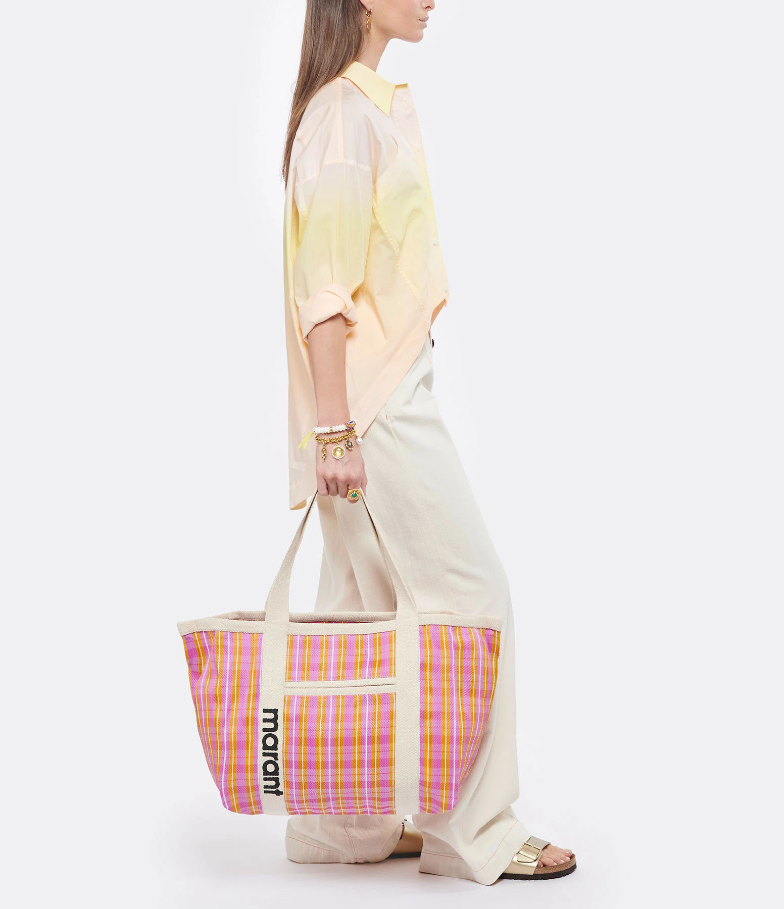 ISABEL MARANT Cabas Darwen Fuchsia 8 ISABEL MARANT Cabas Darwen Fuchsia – Image 6