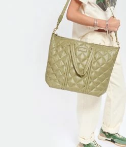 VANESSA BRUNO Cabas Zippy GM Kaki -jerome dreyfuss shop unnamed file 373